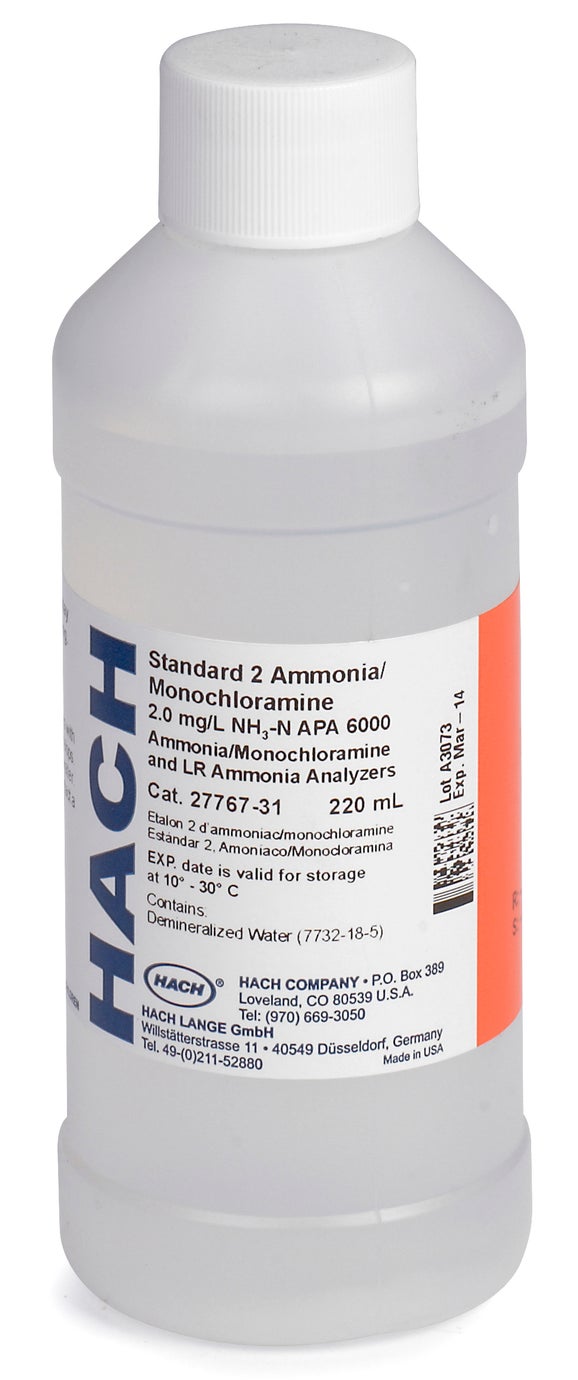 APA6000 Ammonia/Monochloramine, Standard 2, 237ml
