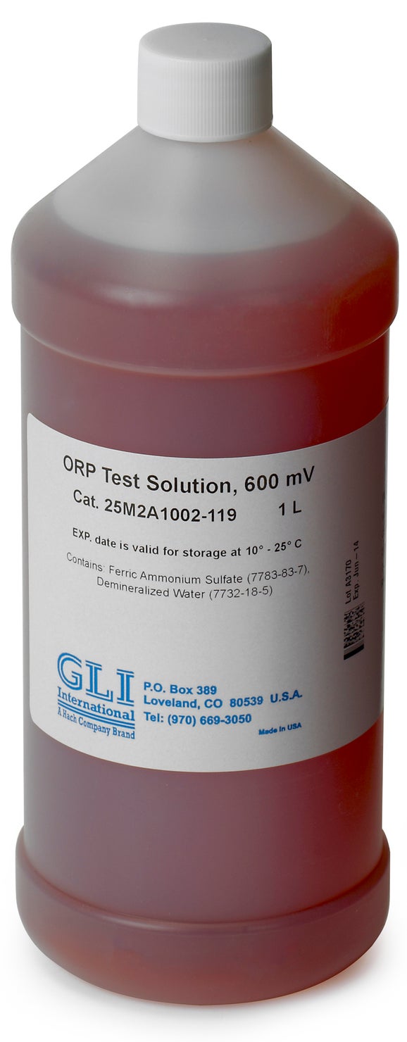 ORP buffer solution, 600 mV, 1L