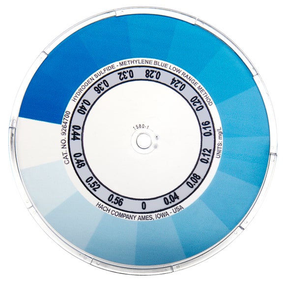 Color Disc Sulfide, 0-0.56 mg/L