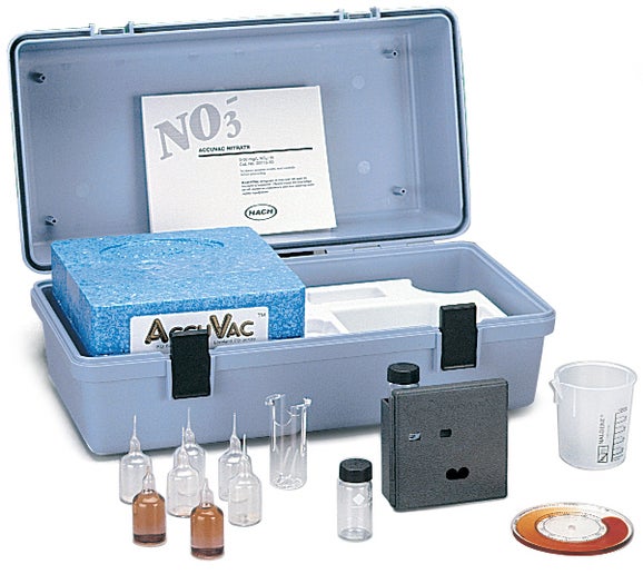 Nitrogen, Nitrate AccuVac Color Disc Test Kit, 1-50 mg/L