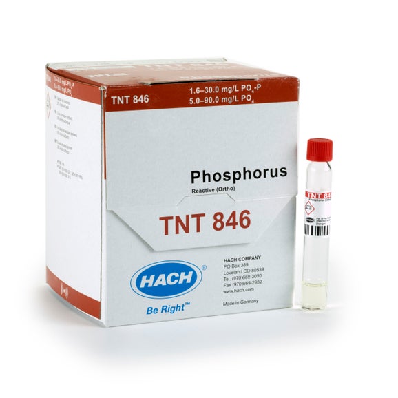 Phosphorus (Reactive) TNTplus Vial Test (5-90 mg/L PO₄), 25 Tests
