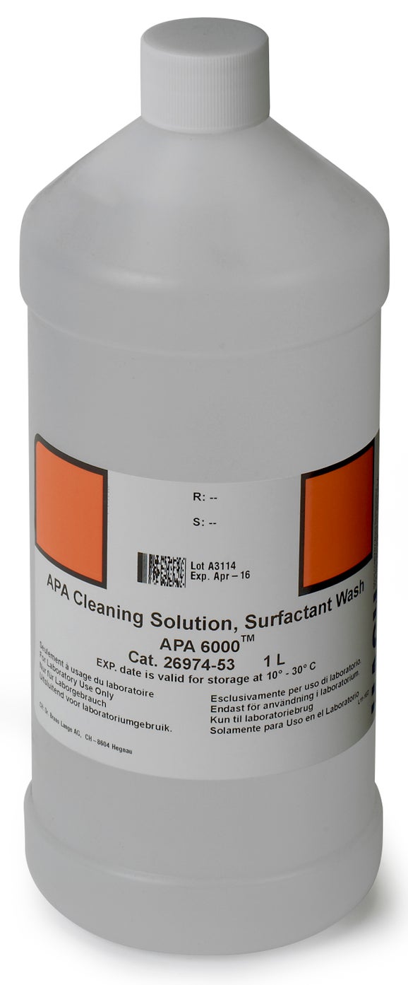 Cleaning solution for APA6000 Nitrate