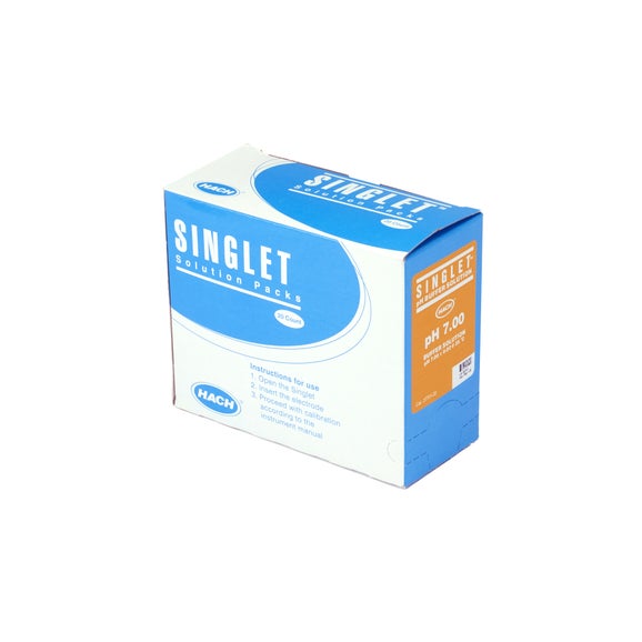 Singlet Single-Use pH Buffer, pH 7.00, pk/20