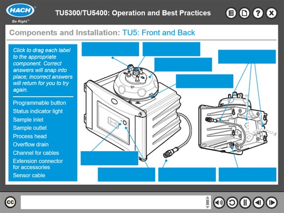 TU5300sc/TU5400sc Process Laser Turbidimeter Online Course