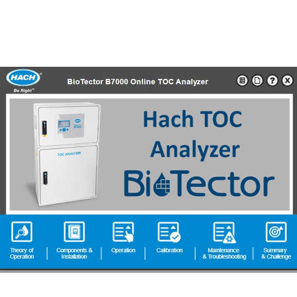 How to work with the BioTector B7000 Process TOC/TN/TP Analyser Online Course