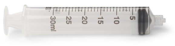 Syringe with Luer-Lock Tip, 30 cc