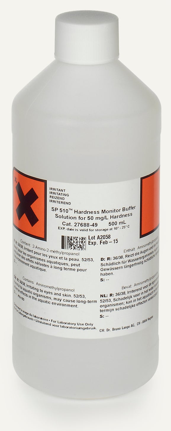 Hardness Buffer Solution, 500 mL, 50 mg/L