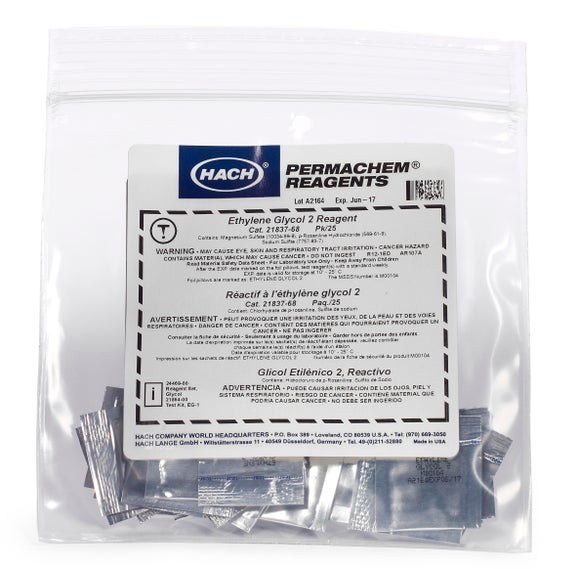 Glycol test Reagent 2 Powder Pillows, pk/25