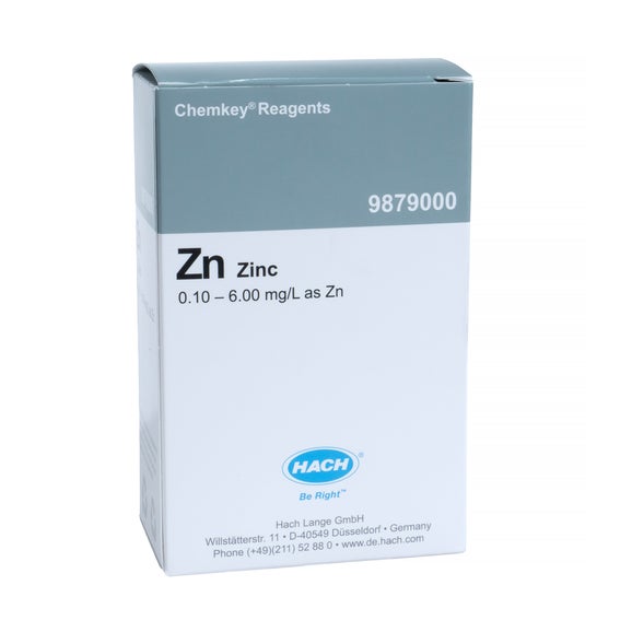 Zinc Chemkey® Reagents (box of 25)