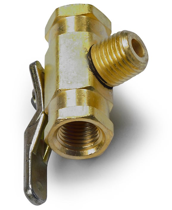 1/4" NPT Brass 3-way valve