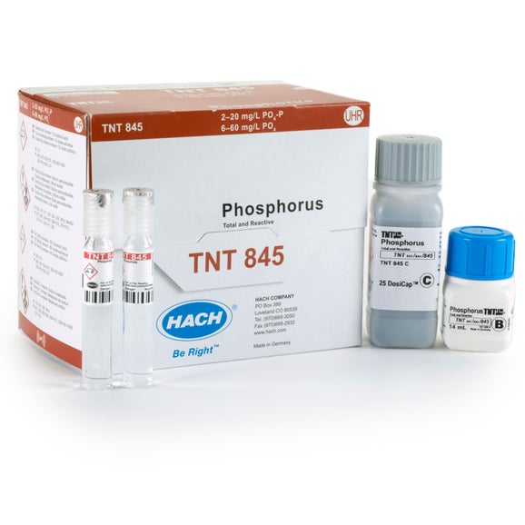 Phosphorus (Reactive and Total) TNTplus Vial Test, UHR (6-60 mg/L PO₄), 25 Tests
