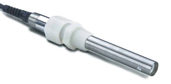 Contacting Conductivity Sensor for Low Conductivity, K=0.5, 3/4" PVDF Compression Fitting