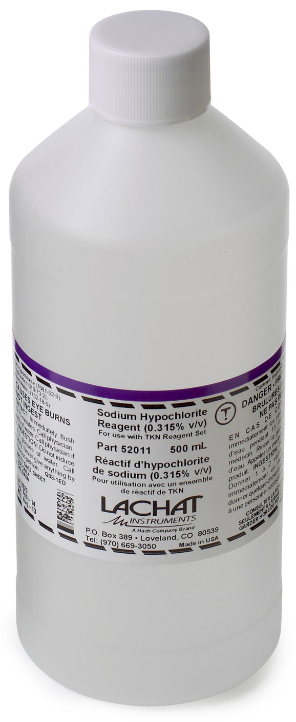 Sodium Hypochlorite 0.315% V/V 500 mL