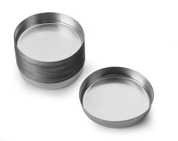 Replacement Pans, Aluminum, 105 mm, 24/pk