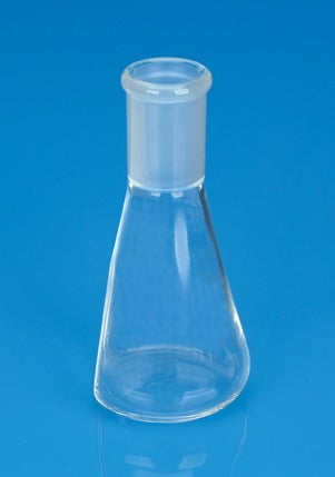 Replacement: Flask, Flat-sided, TS 24/25, 125ml