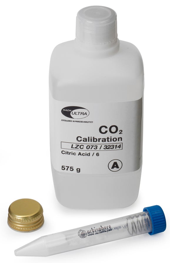Refill kit for 32313. Reagents to prepare a reference solution to calibrate CO2 analyzers. High carbonation 3 to 8 g/kg.