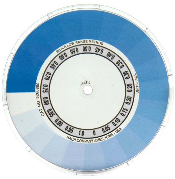 Color Disc, Silica, 0-1.0 mg/L