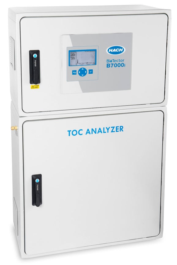 Hach BioTector B7000i Online TOC Analyzer, 0 - 20000 mg/L C, 1 stream, 115 V AC