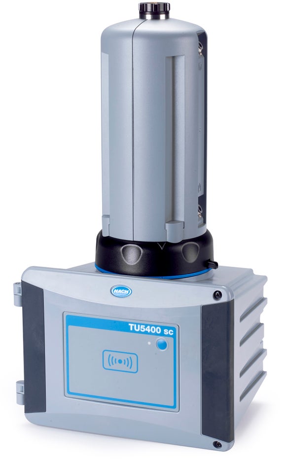 TU5 Series® TU5400sc Ultra-High Precision Low Range Laser Turbidimeter with Flow Sensor, Automatic Cleaning, and RFID, EPA