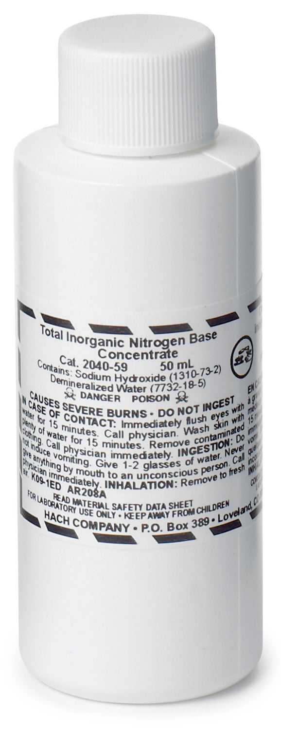 Total Inorganic Nitrogen Base Concentrate, 50 mL
