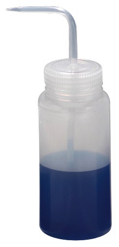 Bottle, Wash, Polyethylene, Narrow Mouth, 1000 mL, 12/pk
