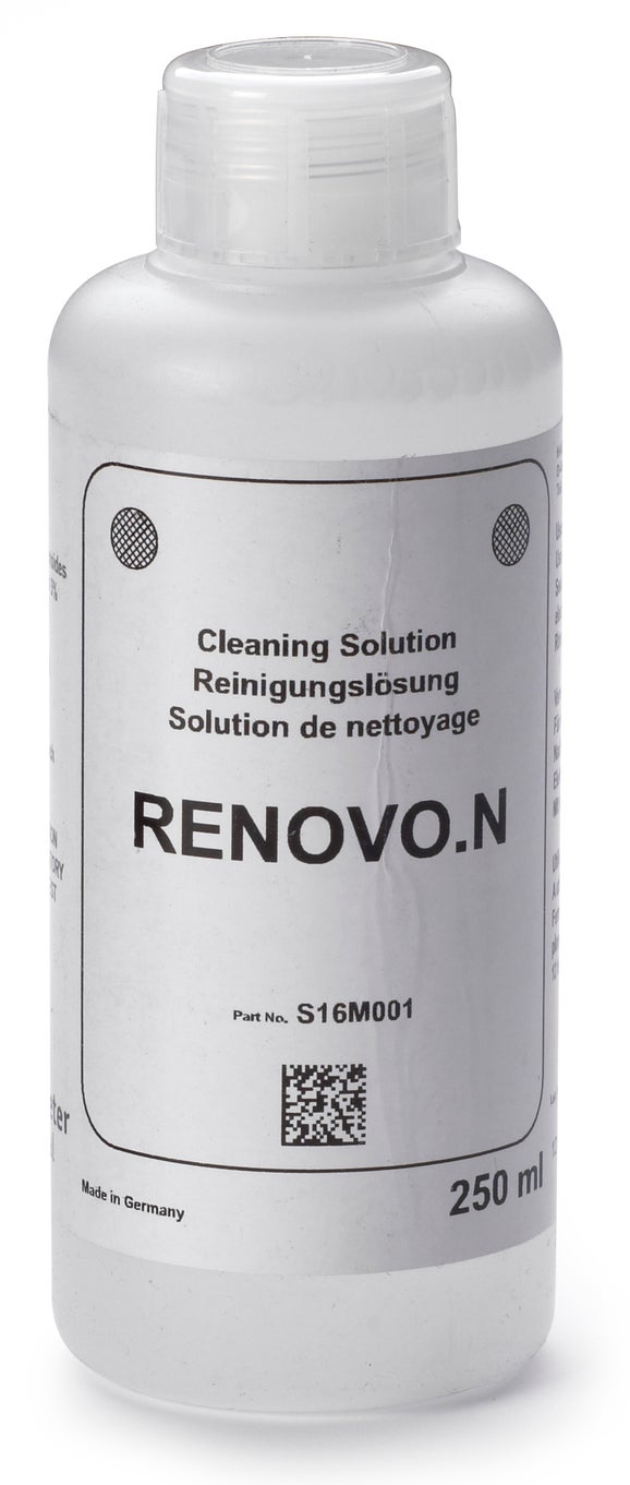 Electrode Cleaning solution, RENOVO.N, for Clean Water Samples, 250 mL