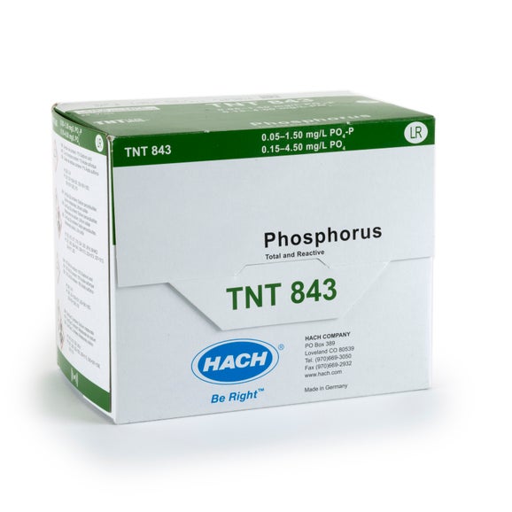 Phosphorus (Reactive and Total) TNTplus Vial Test, LR (0.15-4.50 mg/L PO₄), 25 Tests