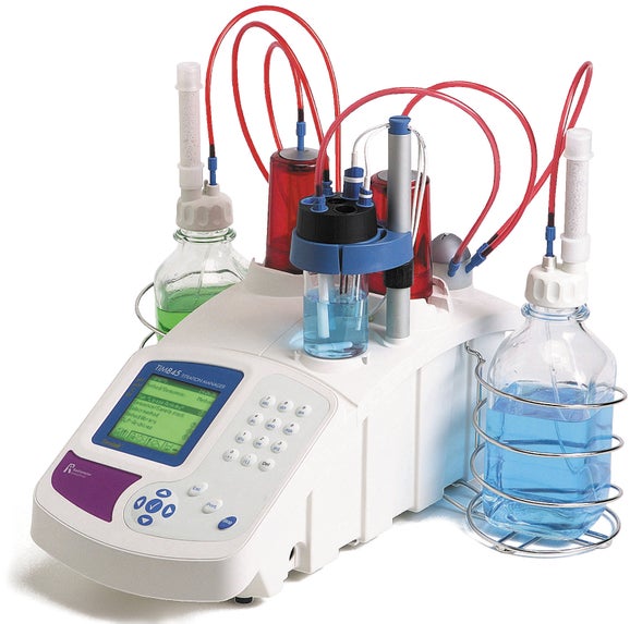TIM845 pH/EP/IP Routine Potentiometric Titrator, Biburette motor positions without Burette stand (Radiometer Analytical)