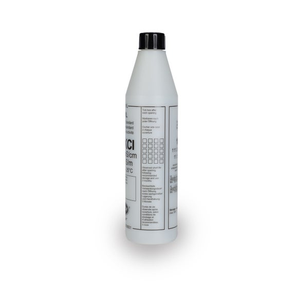 111.3 mS/cm Certified Reference Material CRM OIML Conductivity Standard Solution, KCl 1D, 500 mL