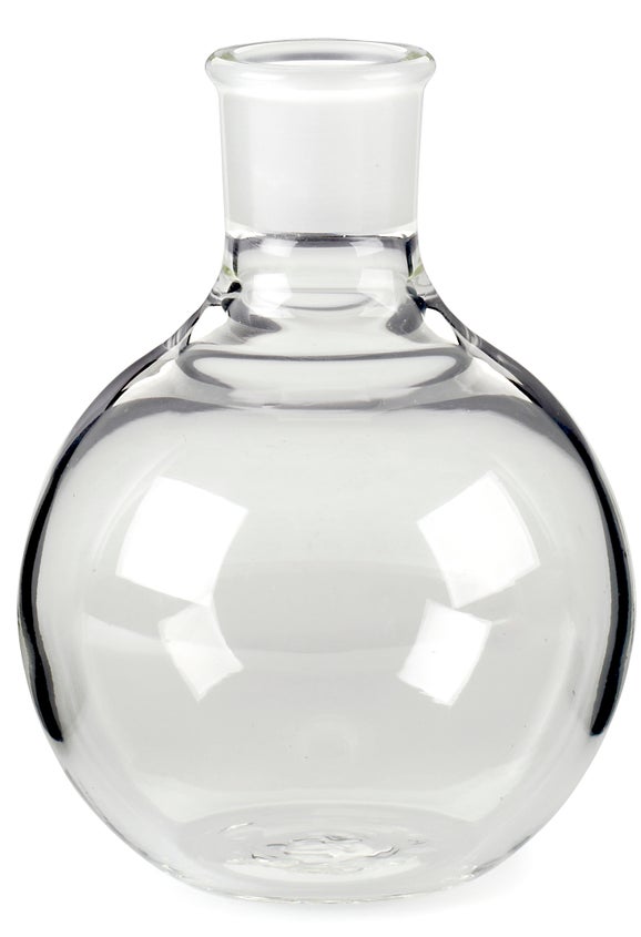 Replacement: Flask, Round Flat Bottom, TS 24/25, 125ml