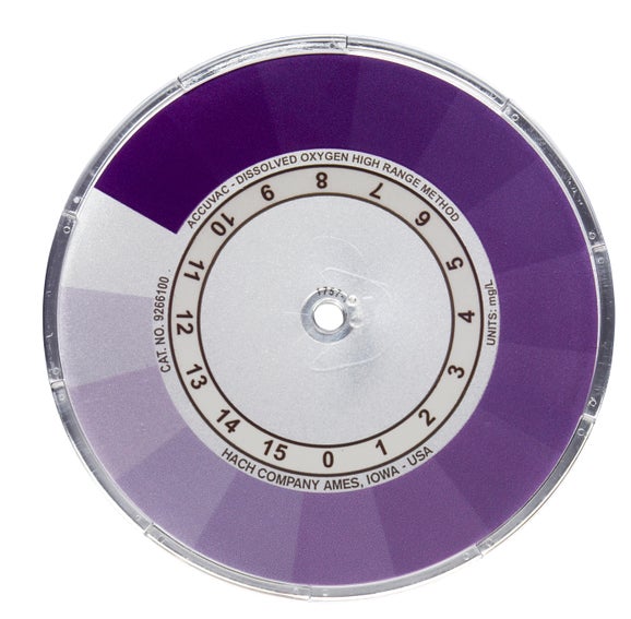 Color Disc, AccuVac Dissolved Oxygen, High Range, 0-15 mg/L