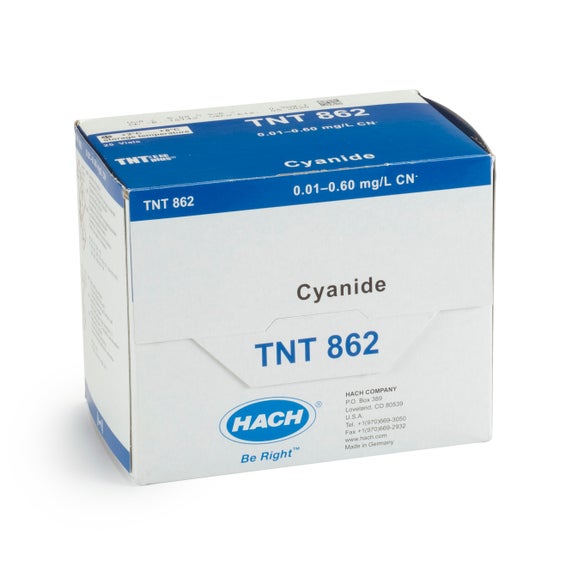 Cyanide TNTplus Vial Test (0.01-0.6 mg/L CN), 25 Tests