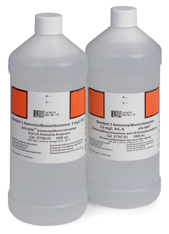Standards Set, APA6000 Low Range Ammonia/Monochloramine Analyzer