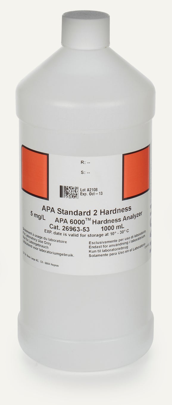 APA6000 Low Range Hardness Standard 5 mg/L, 1 L