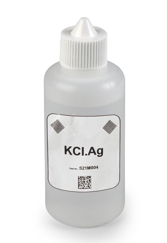Filling Solution, Reference, 3 M KCl with AgCl, 100 mL