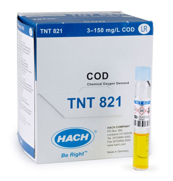 Chemical Oxygen Demand (COD) TNTplus Vial Test, LR (3-150 mg/L COD), 150 Tests