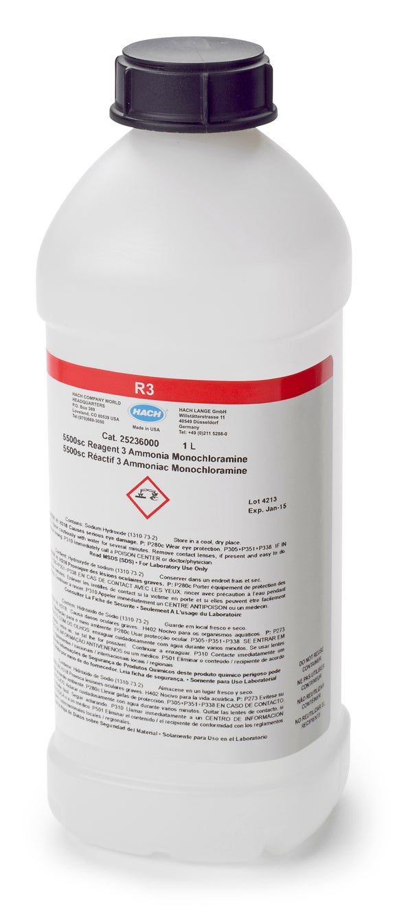 5500sc Ammonia Monochloramine Reagent 3, 1L