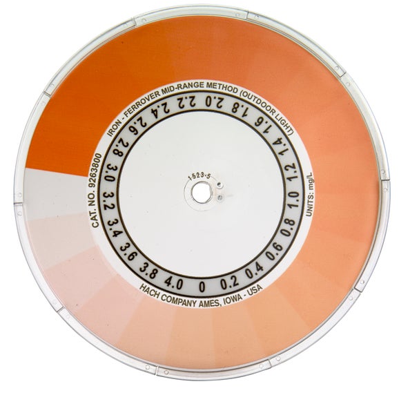 Iron Color Disc Test Kit, Model IR-18