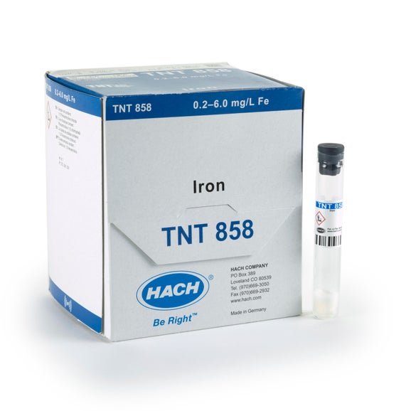 Iron TNTplus Vial Test (0.2-6.0 mg/L Fe), 25 Tests