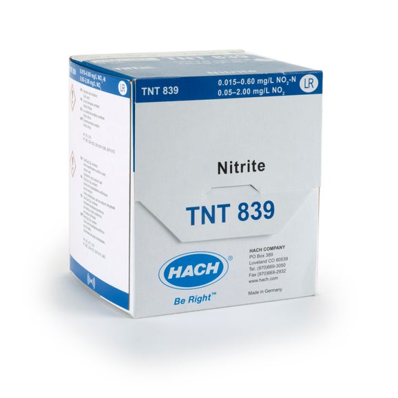 Nitrite TNTplus Vial Test, LR (0.015-0.600 mg/L NO₂-N), 25 Tests