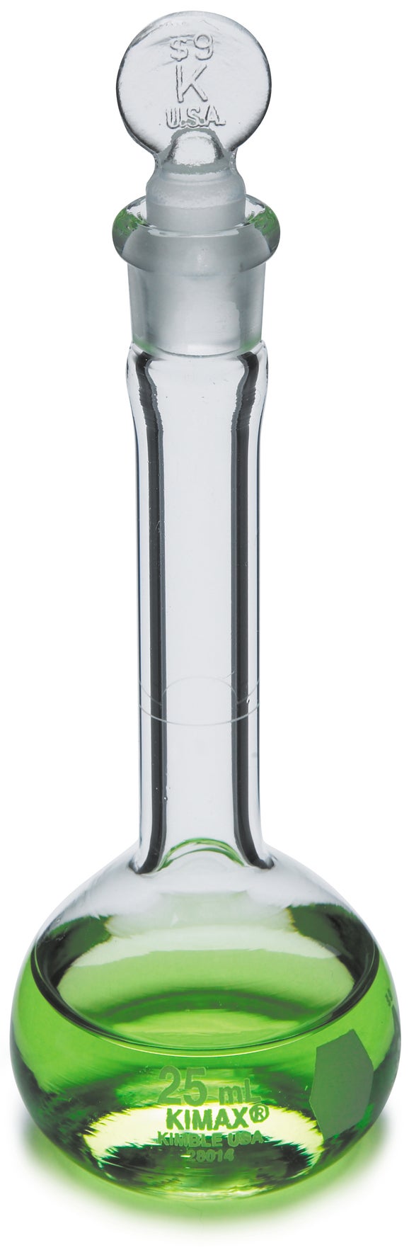 Flask, Volumetric Class A, Glass, 25 mL