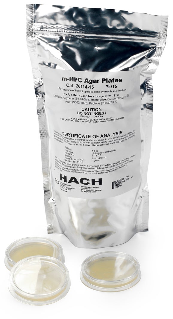 m-HPC Agar Plates, 15/pk