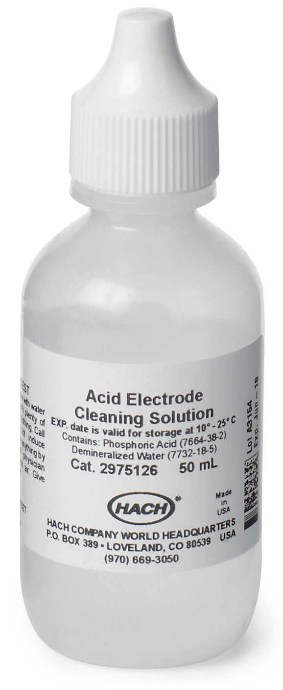 Acid Electrode Cleaning Solution, 50 mL Bottle