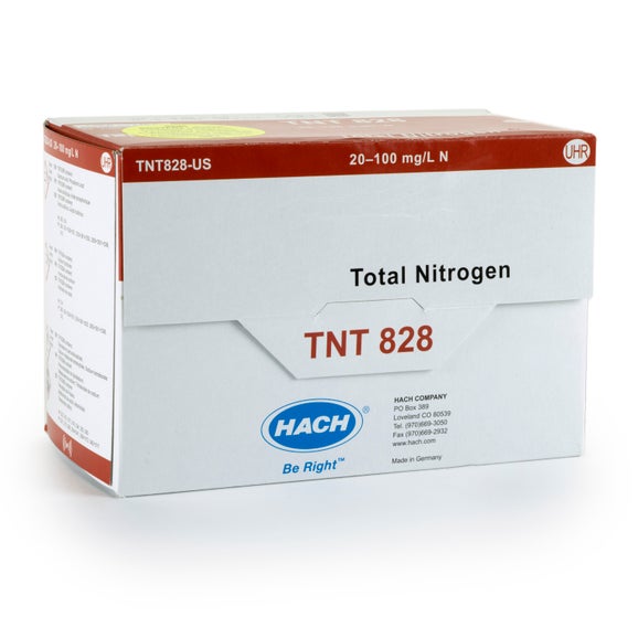 Nitrogen (Total) TNTplus Vial Test, UHR (20-100 mg/L N), 25 Tests