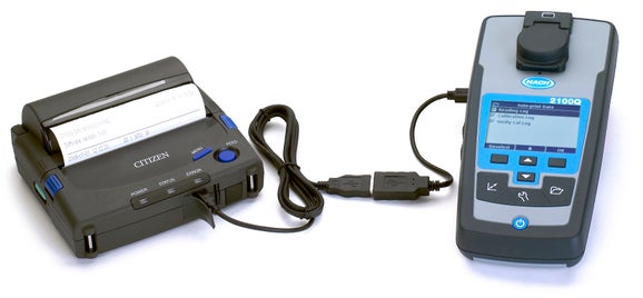 2100Q Portable Turbidimeter Kit (EPA), 0-1000 NTU, with USB and Power Module