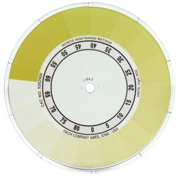 Nitrite Color Disc, 0-80, 0-1600 mg/L