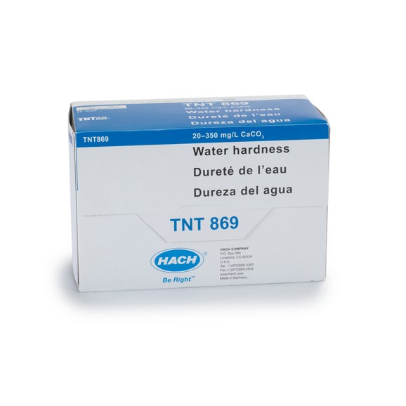 Water Hardness TNTplus Vial Test (20 - 350 mg/L as CaCO₃), 25 Tests
