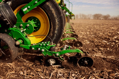 Manual FurrowForce from Precision Planting is a two-stage closing system.