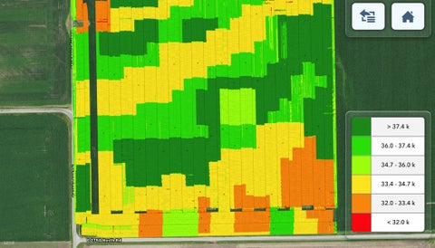 Variable rate done flawlessly with vDrive from Precision Planting. 