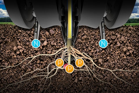 Conceal is a simple nutrient placement device that places fertilizer in a band.